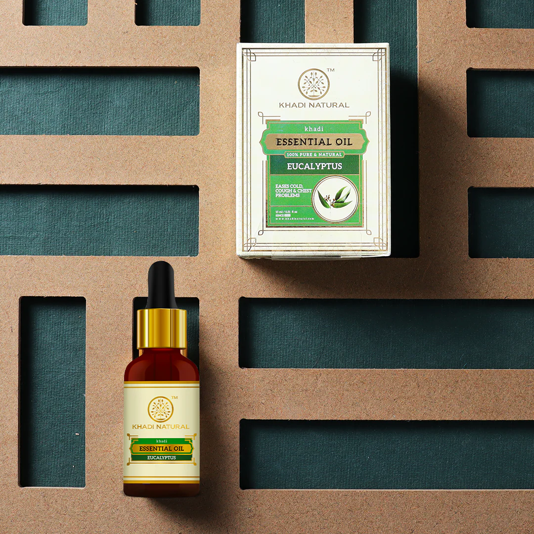 Khadi Natural Eucalyptus - Pure Essential Oil - 15ml Sale - Image 5