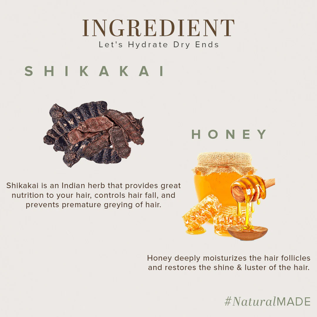 Khadi Natural Shikakai & Honey Hair Cleanser SLS & Paraben Free - 210ml - Image 3